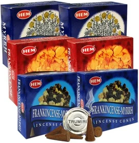 Hem Incense Cones Holder Bundle Variety Pack From Hem Trumiri Insense