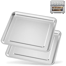 Stainless Steel Baking Tray Cuisinart Airfryer TOA-60 TOA-65 Dishwasher Safe New
