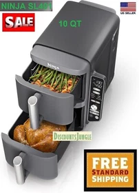 Ninja Air Fryer Digital Nonstick DoubleStack & Dualzone variations 10QT-8QT