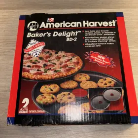 BD-2 AMERICAN HARVEST Jet Stream Oven Delight Bake Trays
