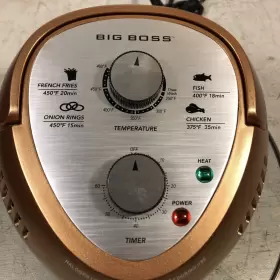 8605 BIG BOSS Oil Fryer Glass Lid Fan Heater Mod #3