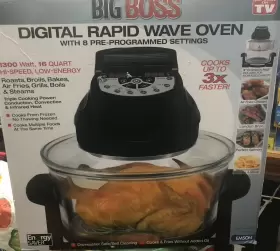 8859BCW BIG BOSS Digital Rapid Wave Oven Programmed Settings #2