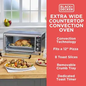 TO3250XSBD BLACK DECKER Convection Countertop Toaster Oven