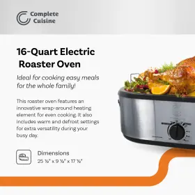 CC-R-1000-16QT-U-B COMPLETE CUISINE Roaster Oven #2