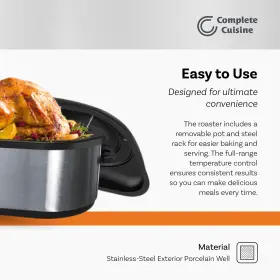 CC-R-1000-16QT-U-B COMPLETE CUISINE Roaster Oven #3