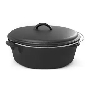 517A COOKPRO Excelsteelqtcastironcampdutchovenwithhandles