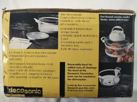 069271002199 DECOSONIC Turbo Convection Oven Roasting Baking #3
