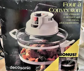 209-2 DECOSONIC Turbo Convection Roaster Rotisserie Grill Air
