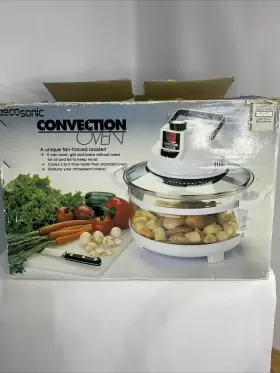 AF-209 DECOSONIC Convection Oven Roaster Manual Box Receipt #3