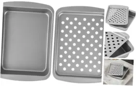 HG57-AZ GS METAL PRODUCTS Toaster Oven Bake Broil Roast Set
