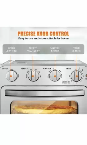 GTO10A GEEK CHEF Air Fryer Countertop Oven Qts Cap Op #2