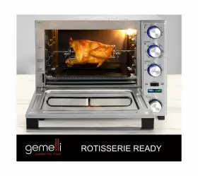 TP09M1SSDRM GEMELLI HOME Oven Convection Rotisserie Conveni #2