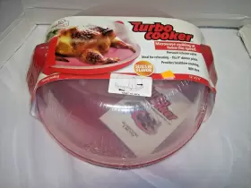 017874010332 HANDY GOURMET Microwave Turbo Cooker Dinner Bpa #3