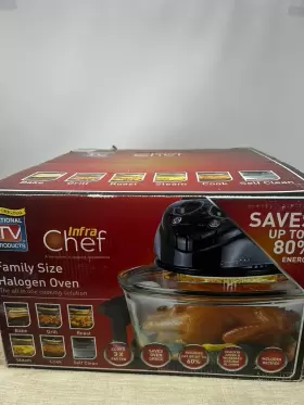 HOB-1 INFRA CHEF Family Halogen Oven Box National Tv