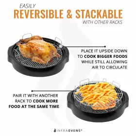 692764467337 INFRAOVENS Steel Grill Rack Nuwave Pro Elite Nu #3
