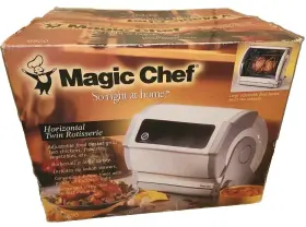 KN-8820 MAGIC CHEF Horizontal Twin Rotisserie Oven Box #3