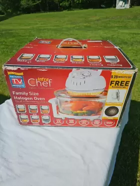 EK0056-UL NATIONAL TV PRODUCTS Infra Chef Family Halogen Oven