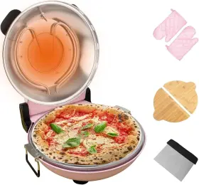 DTW-02 ELECTRIC Pizza Oven Dual Control Pink