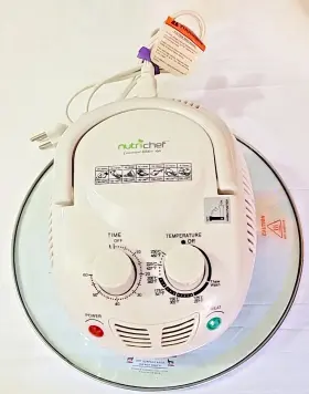 PKAIRFR48.5 NUTRI CHEF Glass Bowl Convection Oven Lid
