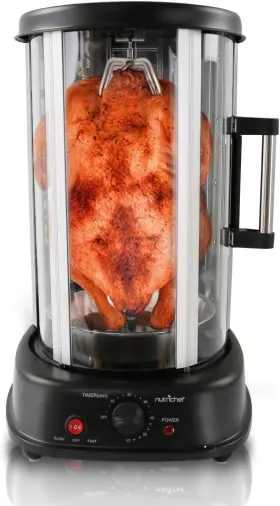 AZPKRTVG34 NUTRICHEF Countertop Vertical Rotating Oven Box