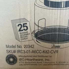 20342 NUWAVE Pro Infrared Oven Extender Ring Box Kit #2