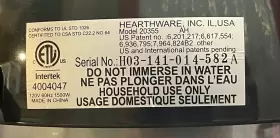 20601 NUWAVE Pro Infrared Oven Motor Head #2