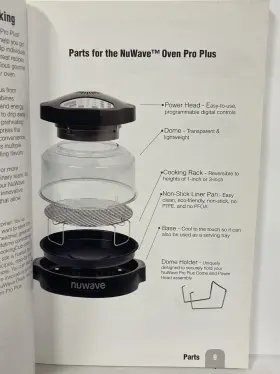 20605-20610 NUWAVE Pro Infrared Oven Manual Cookbook Cooking #2