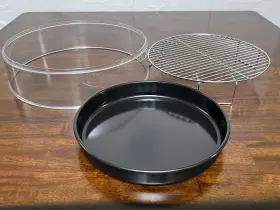 22024 NUWAVE Pro Extender Baking Pan Cooking Rack Ring Kit #2