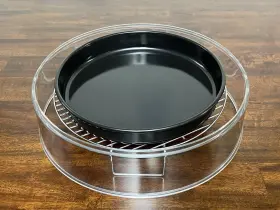 22024 NUWAVE Pro Extender Baking Pan Cooking Rack Ring Kit