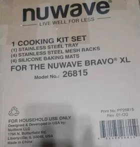 26817 NUWAVE Bravo Cooking Set Silicone Baking Mats Kit #2