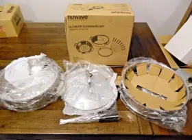 31120AM NUWAVE Ultimate Cookware Set Steamer Fondue