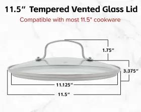 652185320130 NUWAVE Tempered Vented Glass Lid Shatter Oven #2