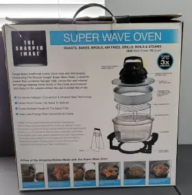 8217B SHARPER IMAGE Wave Infrared Convection Oven Box #3