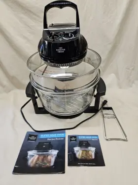 8217BCW SHARPER IMAGE Wave Oven Halogen Infrared Air Fryer