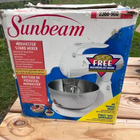 2366-900 SUNBEAM Mixmaster Stand Mixer Box Bowls