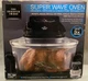 NIB SUPER WAVE OVEN Sharper Image 1300 Watt 16 Quart Halogen Infrared Convection