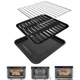 3PCS Fryer Set for Ninja Foodi DT251 DT201 DT200 Digital Fryer Countertop Ove...