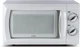 COMMERCIAL CHEF 0.6 Cubic Foot Microwave with 6 Power Levels Small Microwave wit