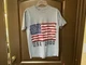 Vintage Sonoma Jean Company USA 2000 T Shirt Size M Gray Patriotic American Flag