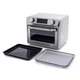 GreenPan Bistro Stainless Steel 9-in-1 Air Fry Oven, Nonstick Baking Pan, Sta...