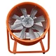 TECHTONGDA Axial Fan Cylinder Pipe Spray Booth Paint Fumes Blower 24Inch 220V