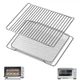 Fryer Basket & Rack for Breville BOV900BSS Oven Fryer , Stainless Steel Toast...