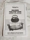 Trinity (Fagor America) 12 qt Halogen Tabletop Oven Black 1200 Watt New Open Box
