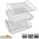 3 Piece Baking Set for Cuisinart TOA-60 TOA-65 TOA-70 Air Fryer Toaster Oven