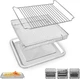 3 Piece Baking Set for Cuisinart TOA-60 TOA-65 TOA-70 Air Fryer Toaster Oven
