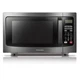 Toshiba 1.2 Cu.Ft 1000W Black Stainless Steel Microwave Oven Sensor Cooking