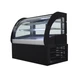 TECHTONGDA Desktop Refrigerated Display Cabinet LED Light 220V Rear Sliding Door