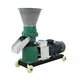 TECHTONGDA&reg; 220V 4mm Farm Animal Pellet Feed Mill Machine 150KG/h 2 Head Rollers