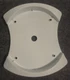 Thane Flavor Wave Deluxe Oven MHO1200 Replacement Part White Plastic Bottom Base