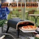 Aidpiza Pizza Oven 12 in Wood Pellet Outdoor Portable Backyard Woodfired Pizza
